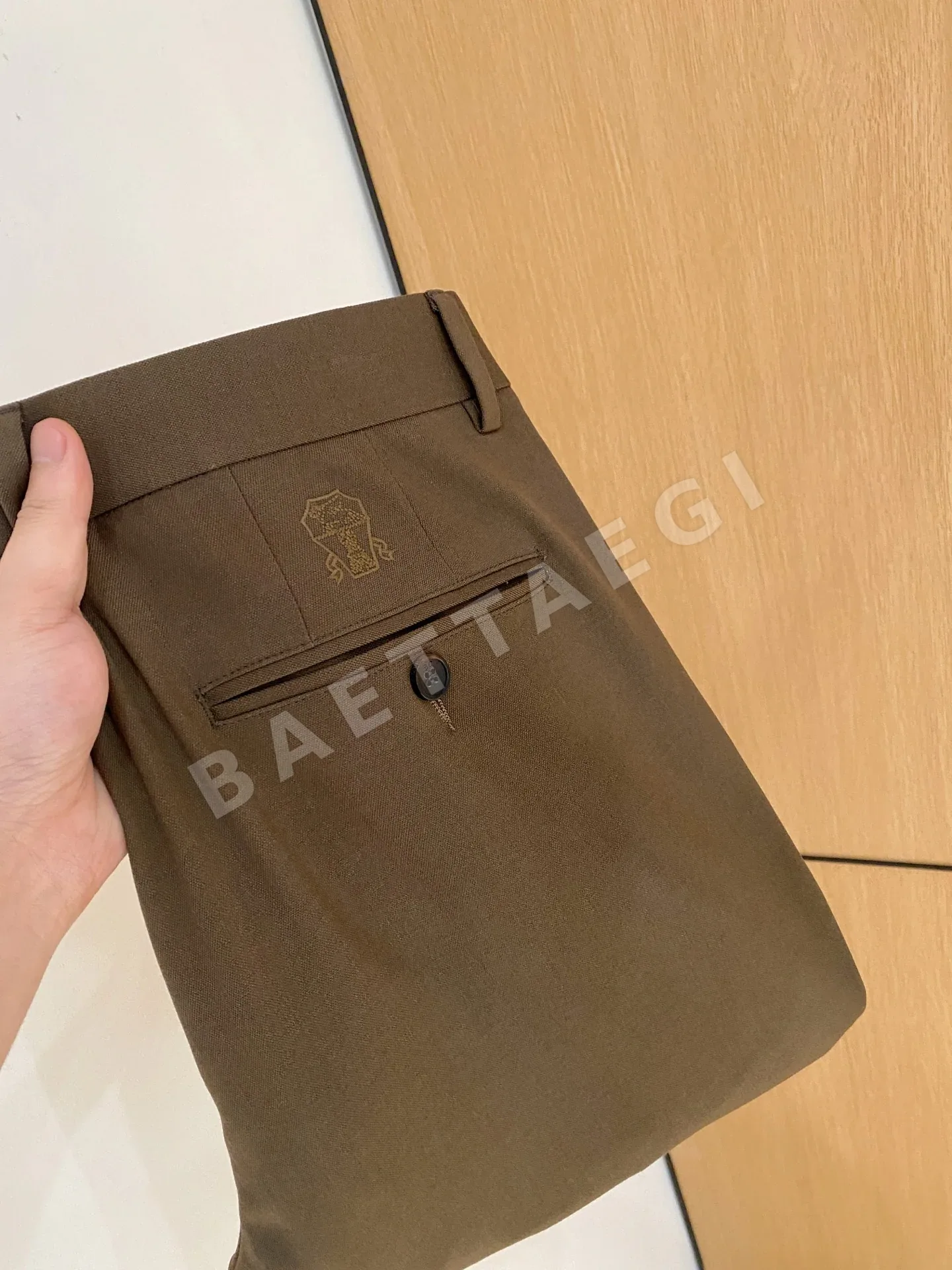 브루넬로쿠치넬리 울 혼방 남성 바지 상세 이미지 11