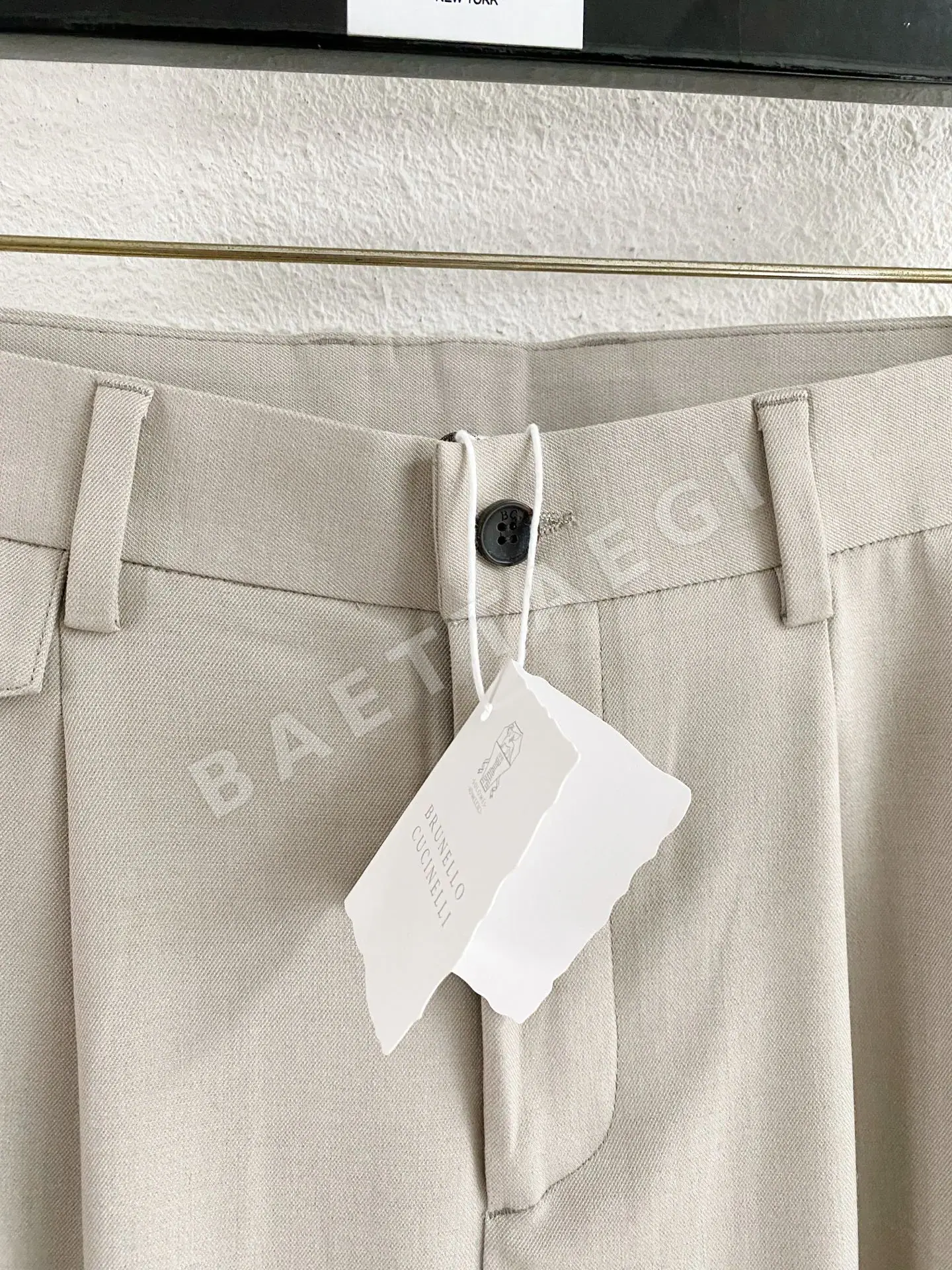 브루넬로쿠치넬리 울 혼방 남성 바지 상세 이미지 5