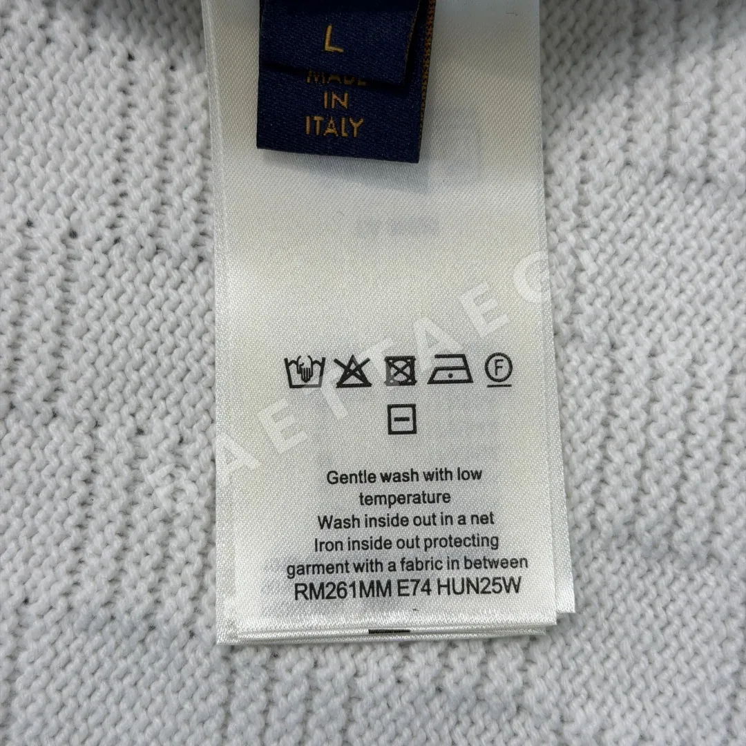 루이비통 울 혼방 니트 로고 스웨터 남성 자켓 상세 이미지 9