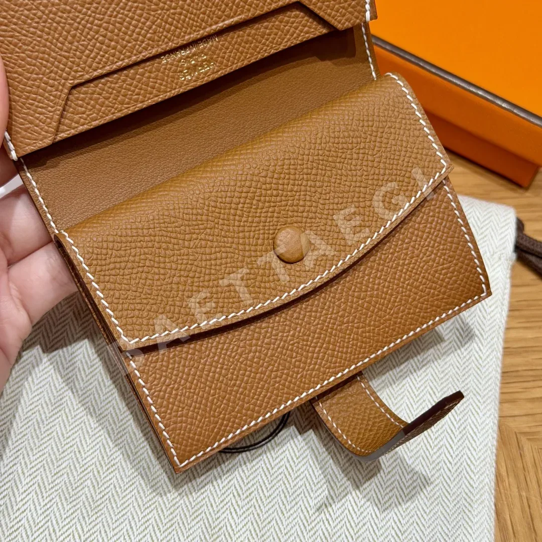 에르메스 베안 카드홀더 미니 엡솜 가죽 카드 지갑 상세 이미지 8