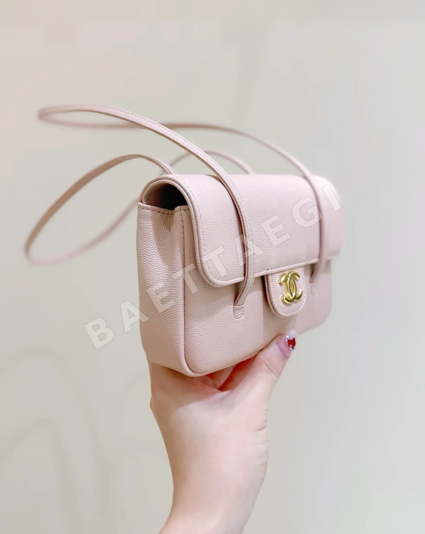 샤넬 핑크 하스 송아지가죽 미니 가방 AP5068 상세 이미지 2