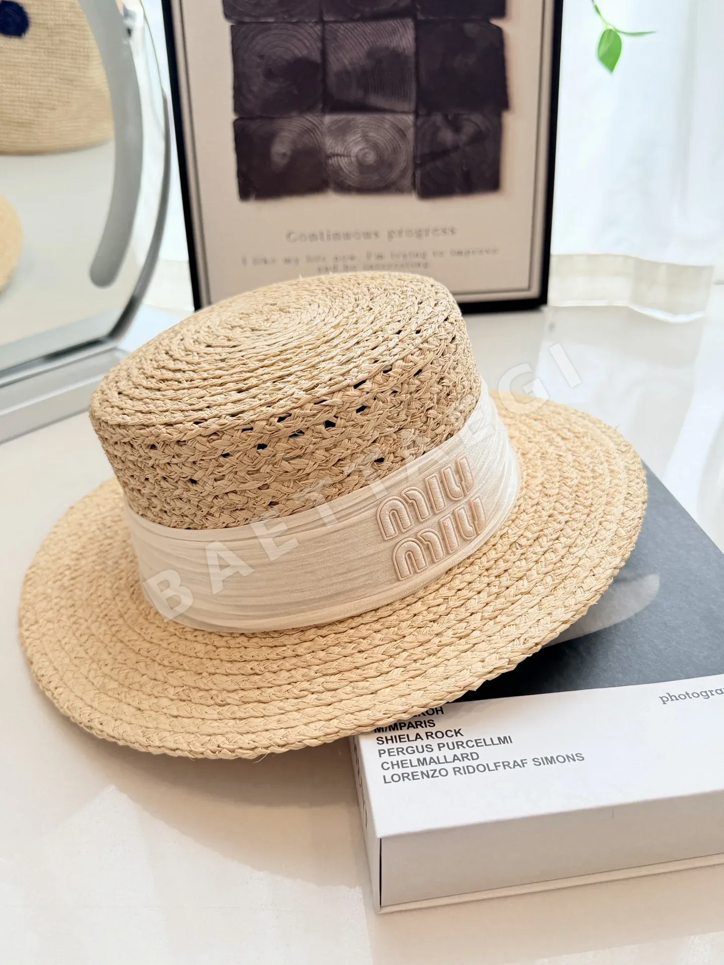 미우미우 모자 80767 Miu Miu Cap 상세 이미지 2