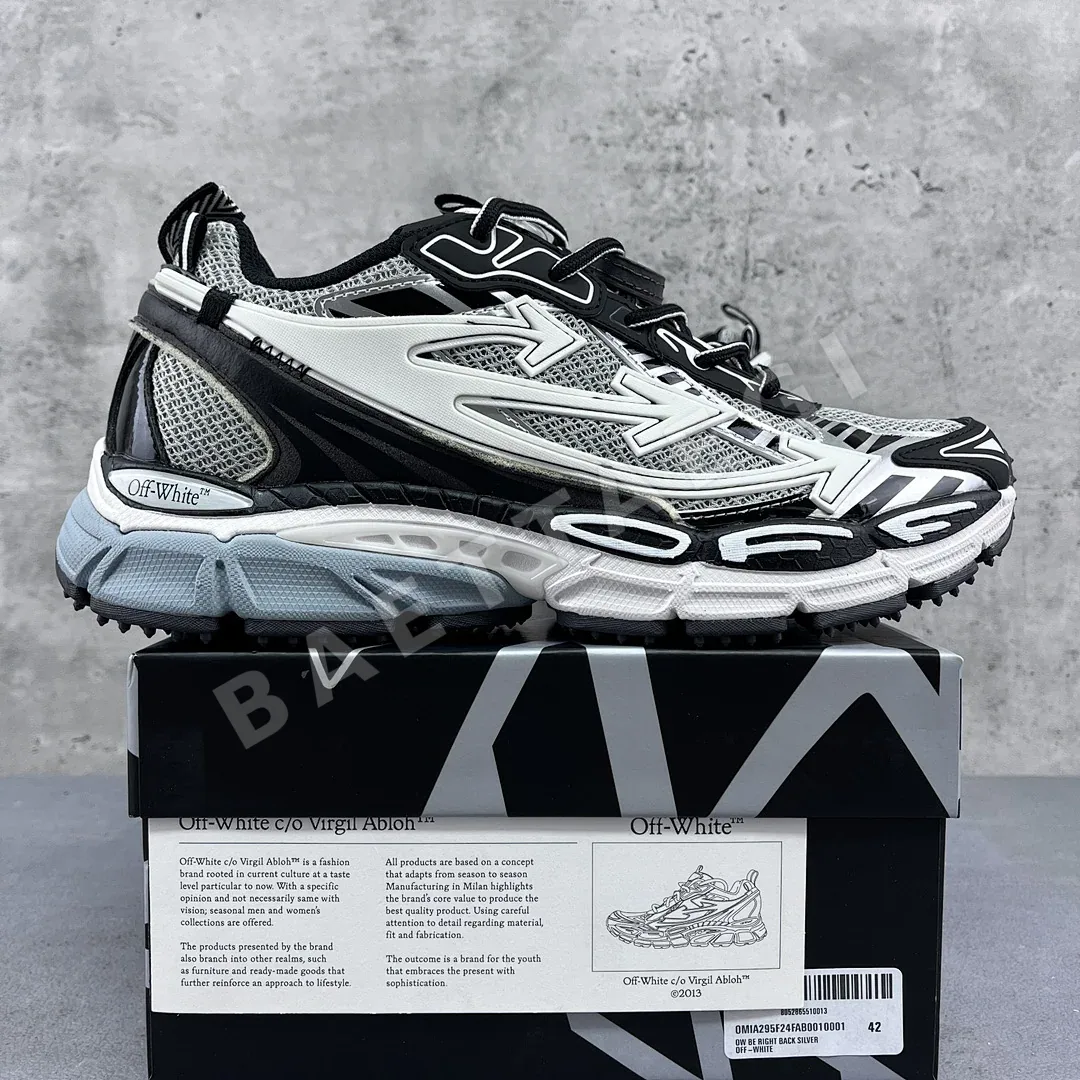 오프화이트 비 라이트 백 블랙 화이트 202361 Off White Be Right Back 상세 이미지 1