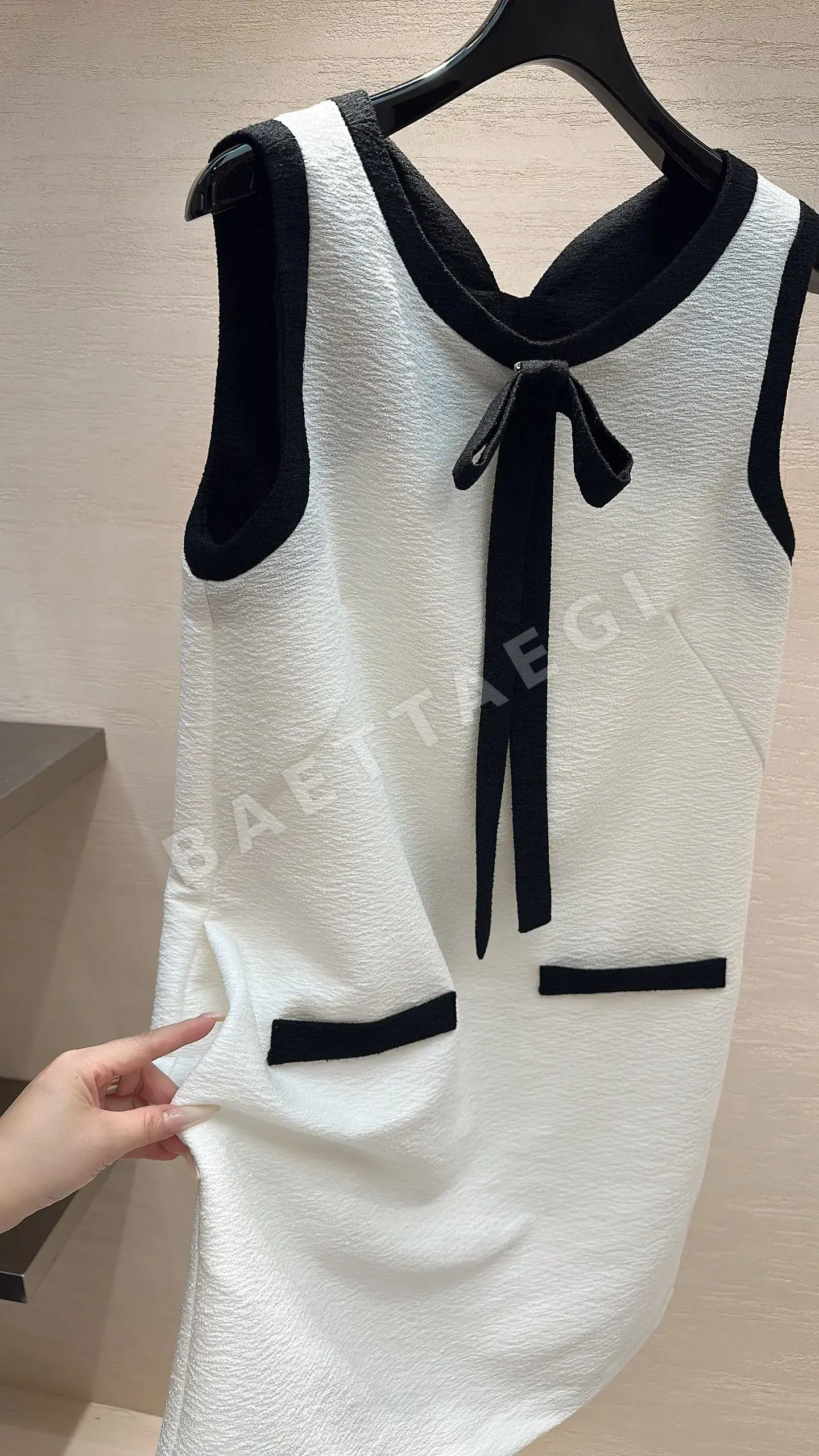 샤넬 나비넥타이 베스트 여성 원피스 상세 이미지 7