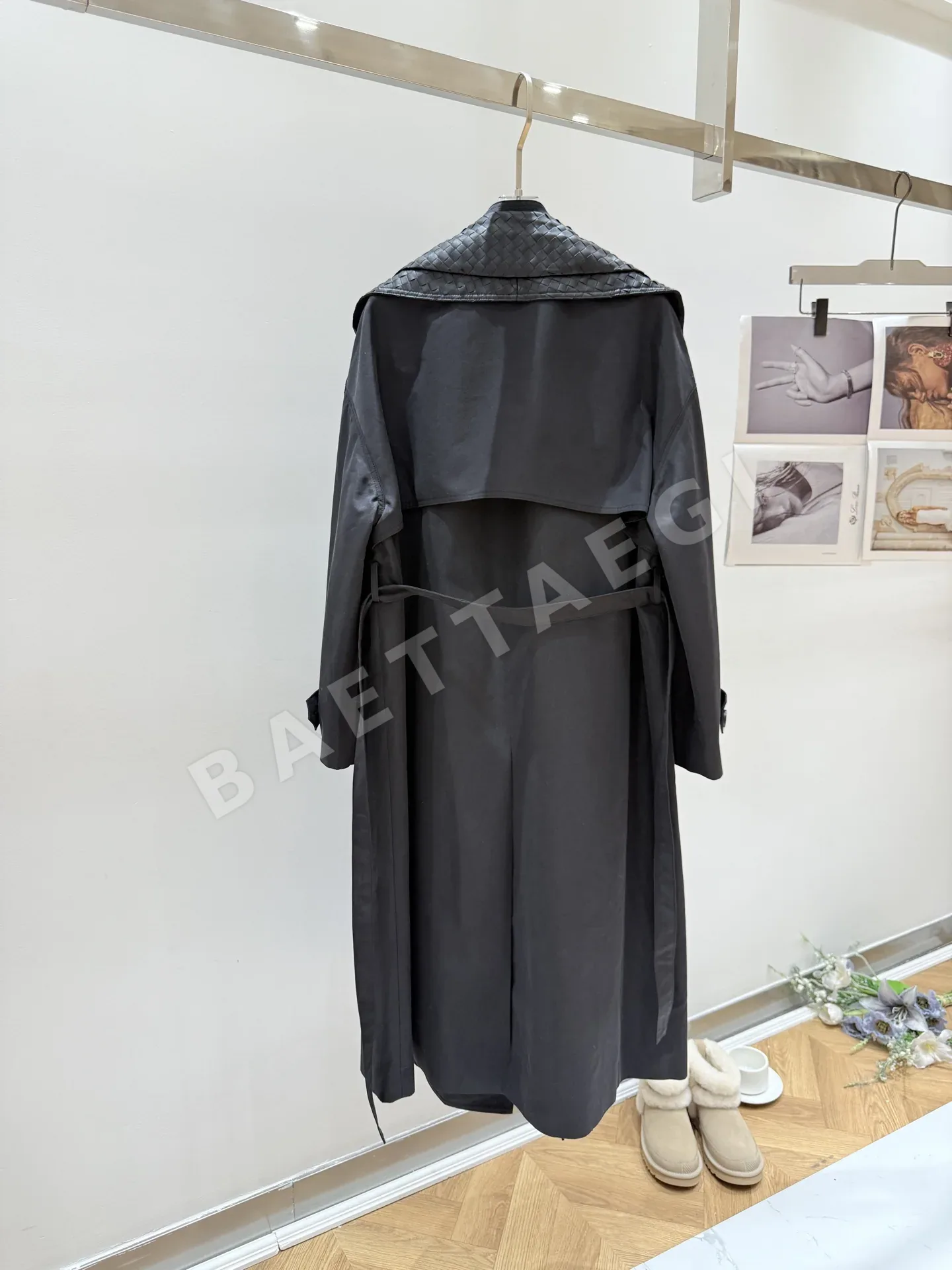 보테가베네타 라펠 카라 여성 자켓 상세 이미지 8