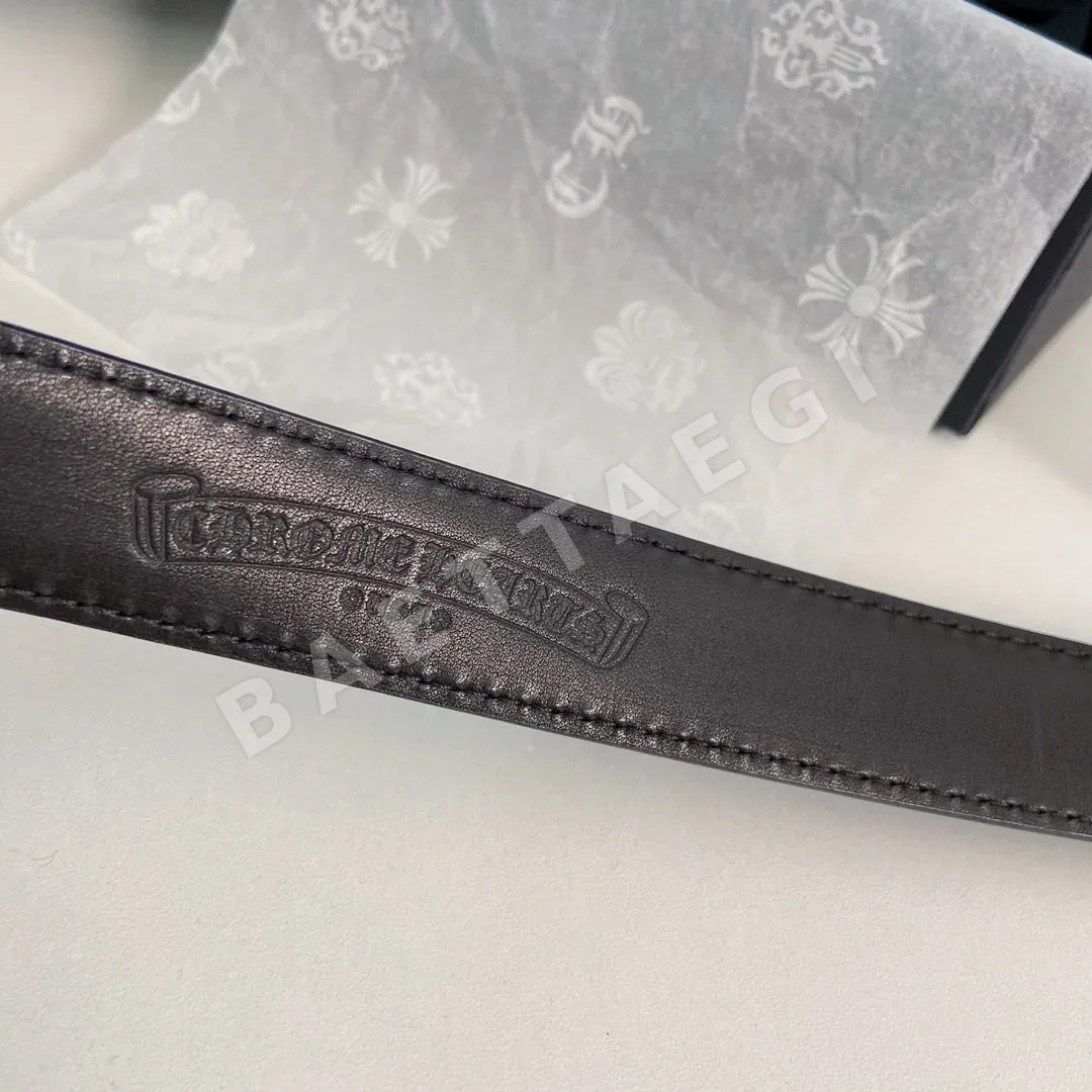 크롬하츠 미니 송아지가죽 벨트 상세 이미지 8