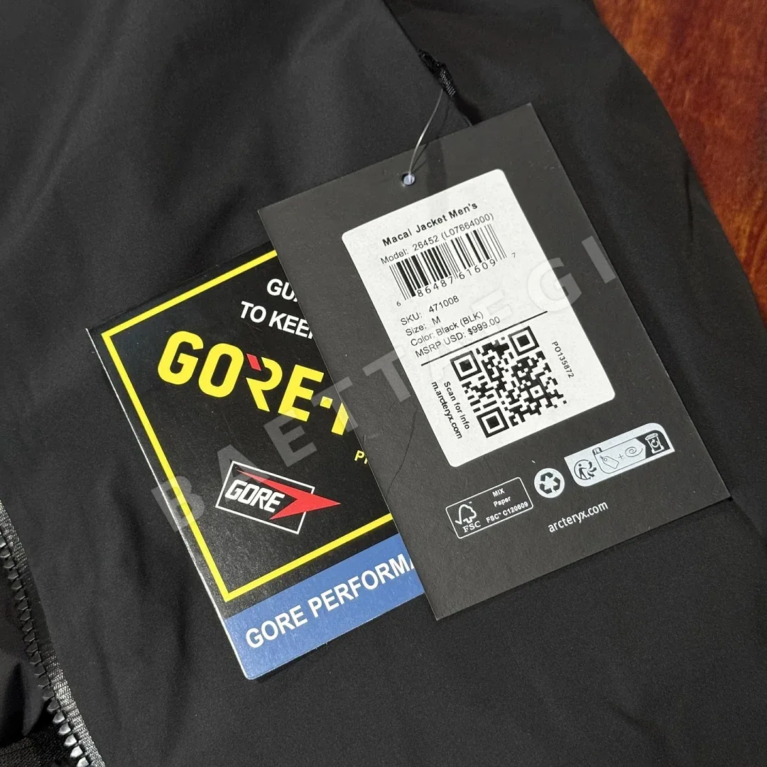 아크테릭스 [TZ] 마카이 자켓 블랙 200167 Arc'teryx Macai Jacket Black 상세 이미지 9