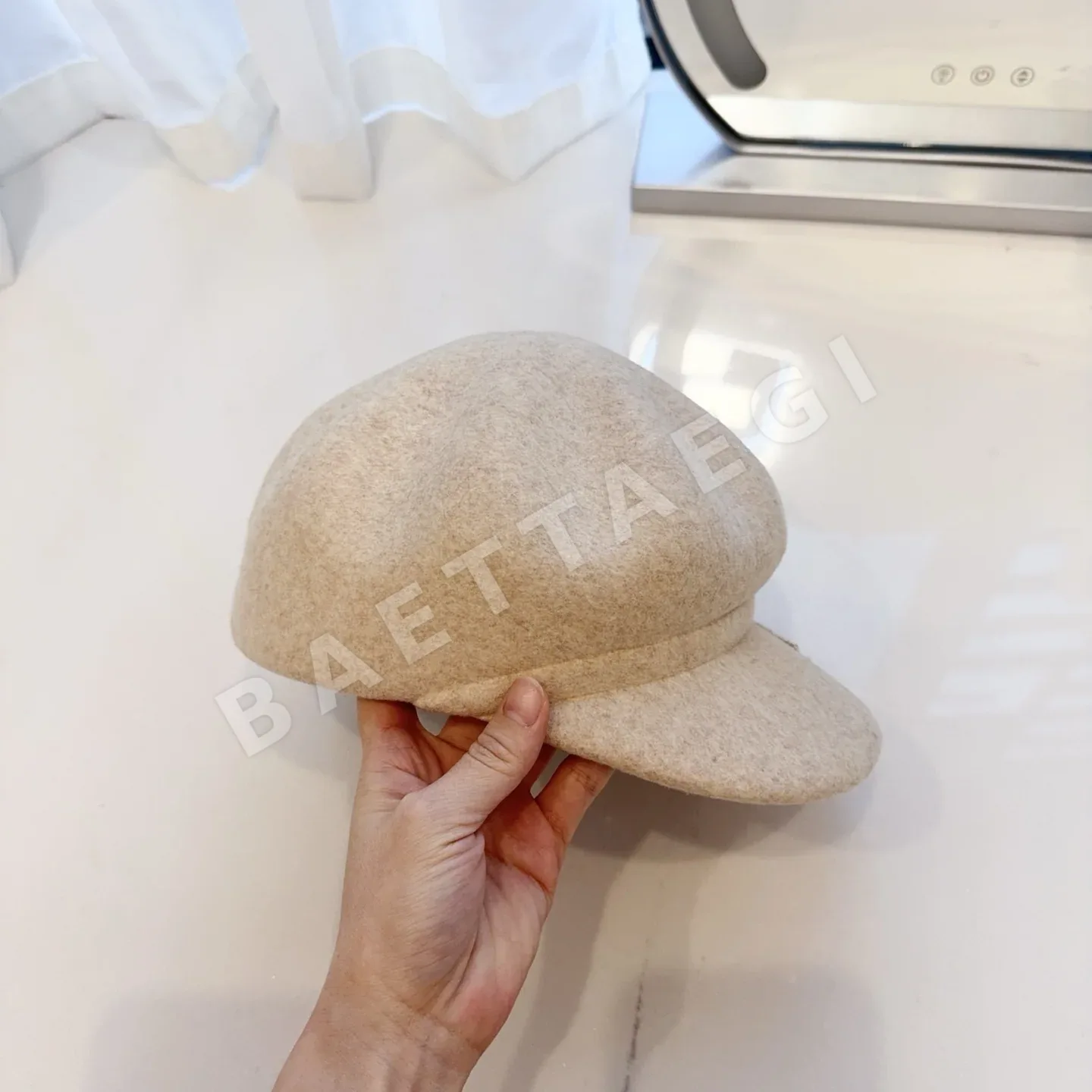 셀린느 울 팔각형 기사 모자 상세 이미지 5