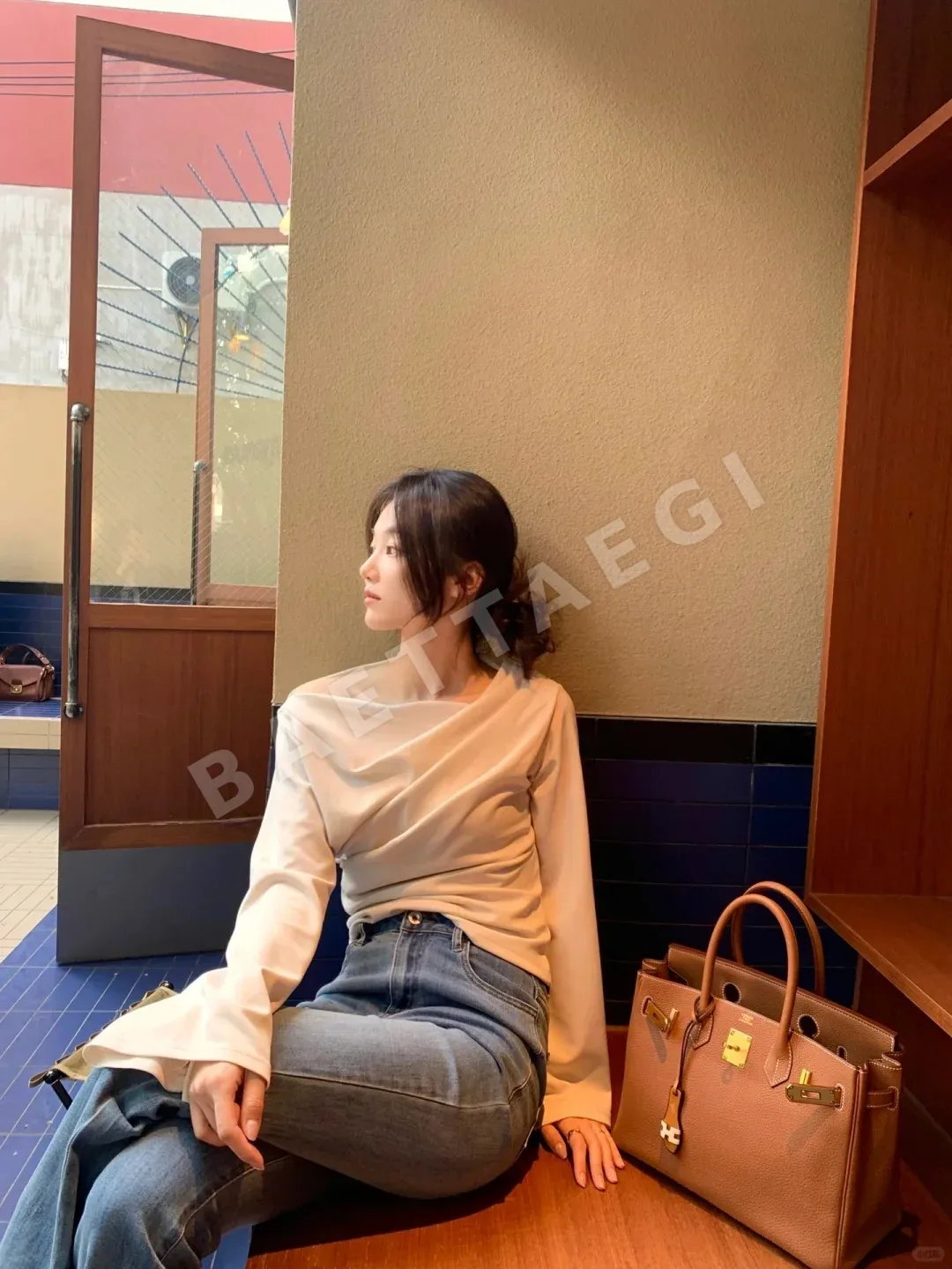 에르메스 토고 금갈색 30 cm 가방 상세 이미지 6