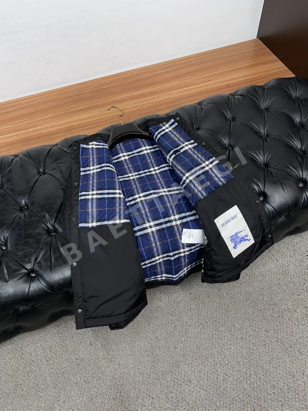 버버리 코튼 패드 내장 남성 자켓 상세 이미지 8