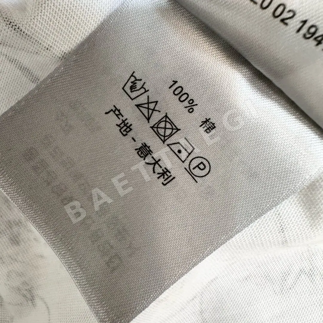 디올 로고 자수 크루넥 코튼 반팔 티셔츠 상세 이미지 9