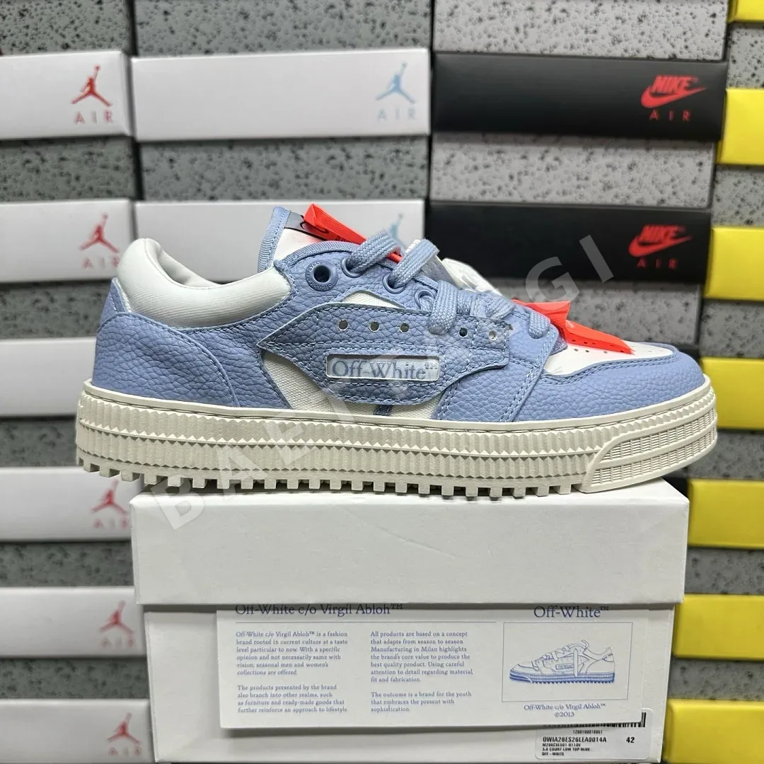 오프화이트 3.0 오프 코트 로우 블루 화이트 202513 Off White 3.0 Off Court Low