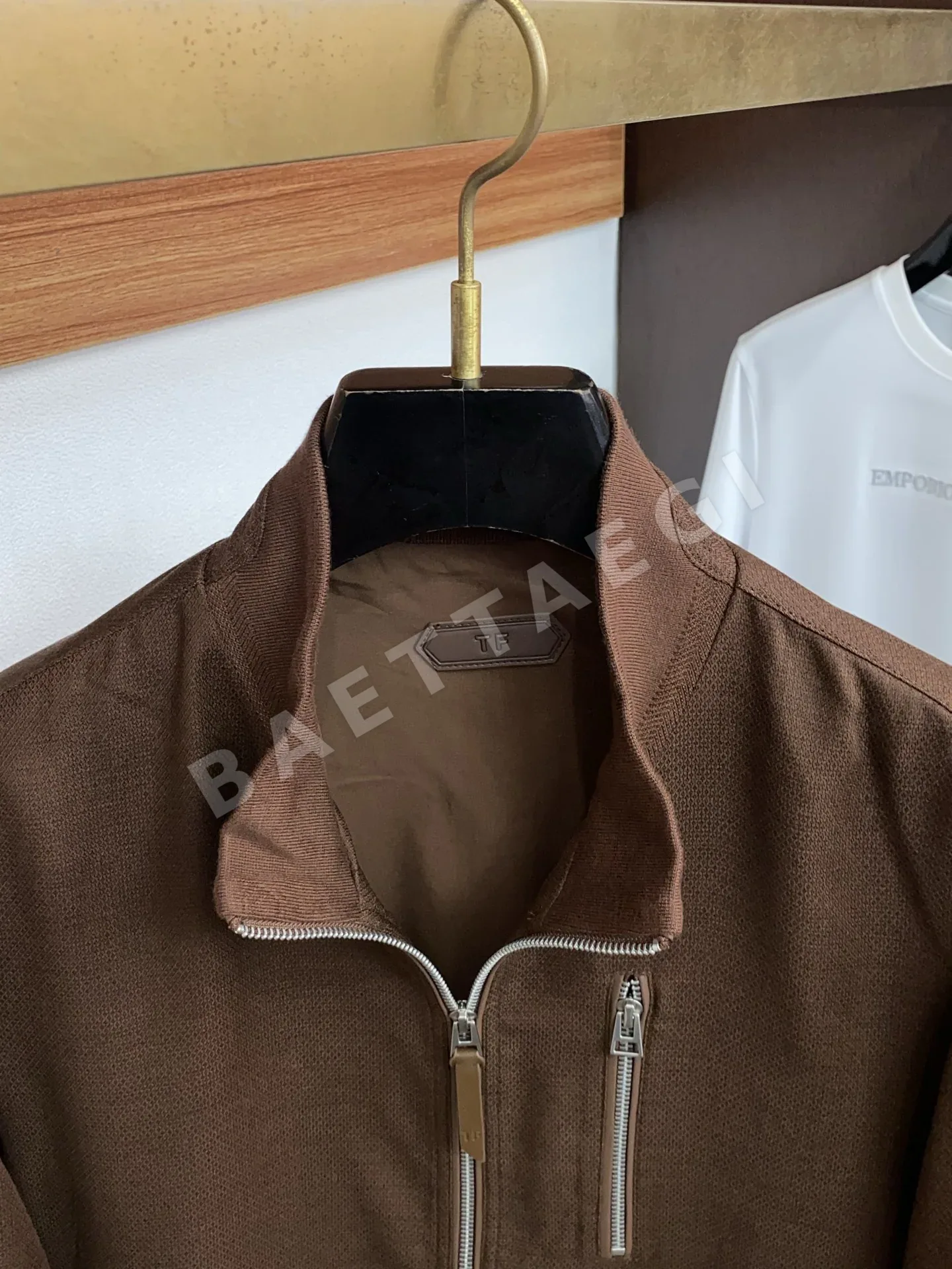 톰포드 남성 린넨 코튼 맞춤 캐주얼 자켓 상세 이미지 3