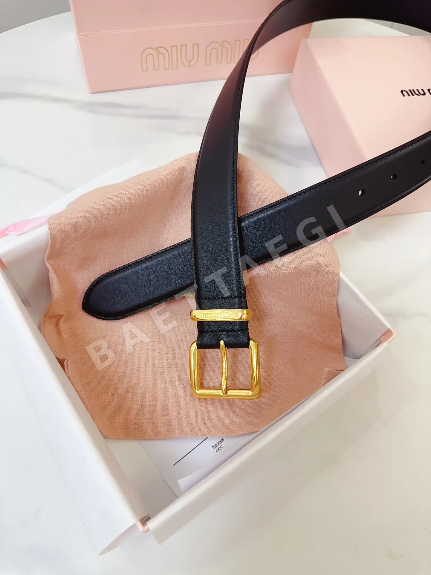 미우미우 벨트 57828 Miu Miu Belt 상세 이미지 4