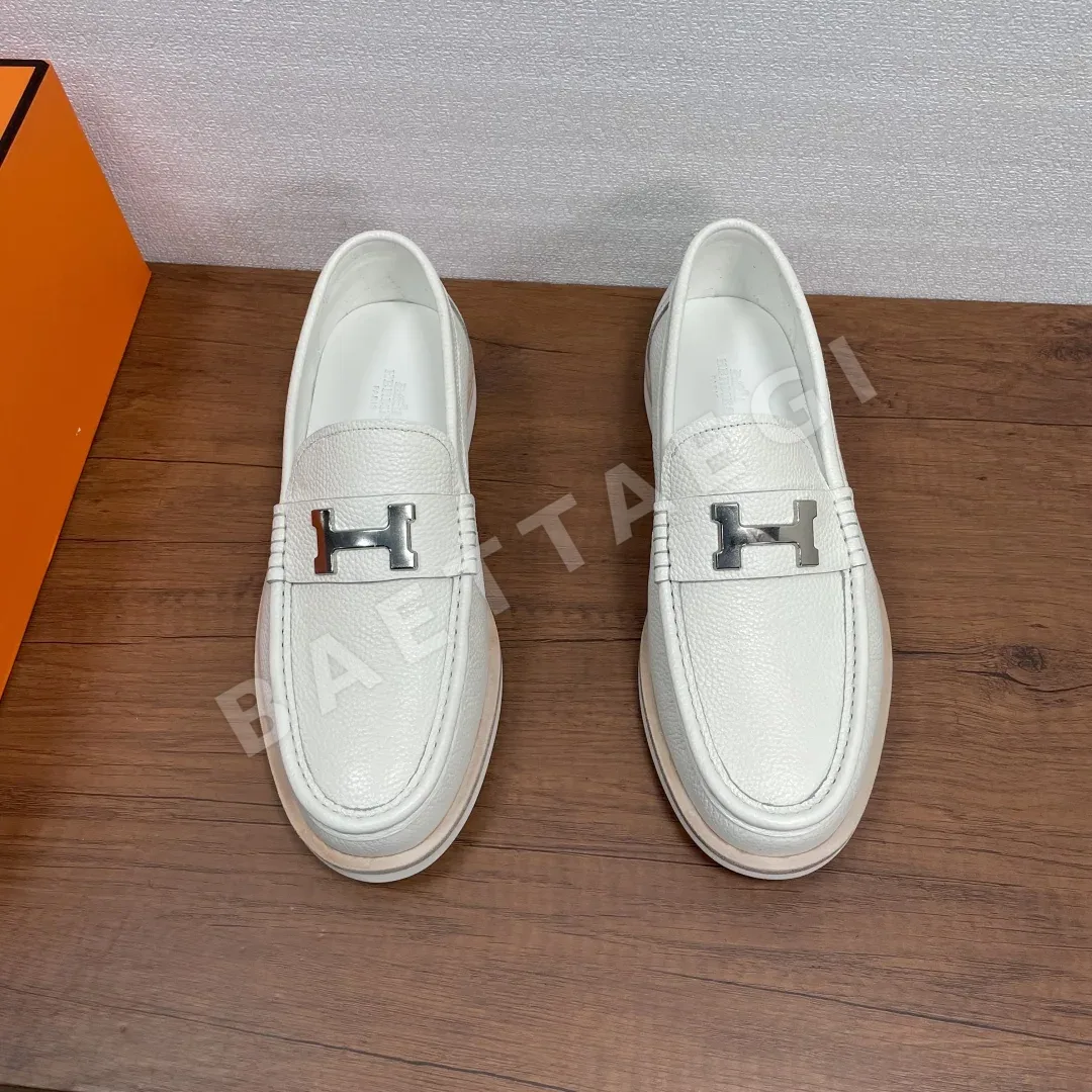 에르메스 H 장식 가죽 로퍼 남성신발 상세 이미지 2