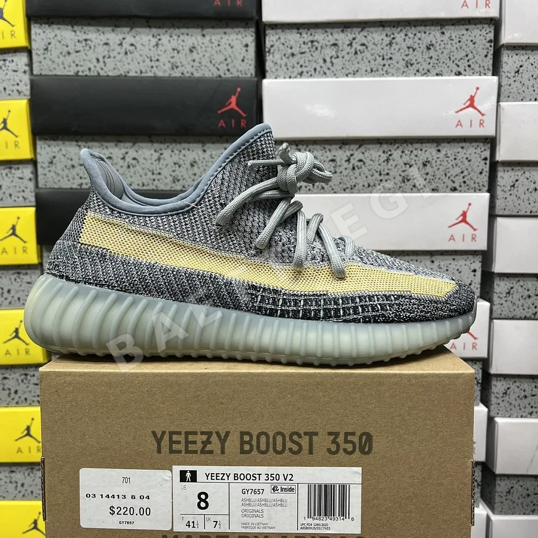 아디다스 [XQ] 이지 부스트 350 V2 GY7657 200792 Adidas Yeezy Boost 350 V2 Ash Blue