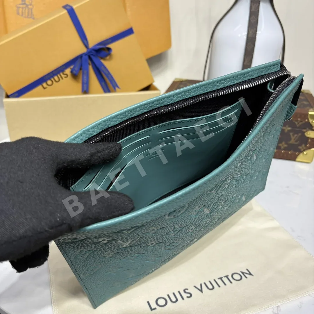루이비통 모노그램 에클립스 POCHETTE VOYAGE 미디엄 핸드백 M61692 상세 이미지 9