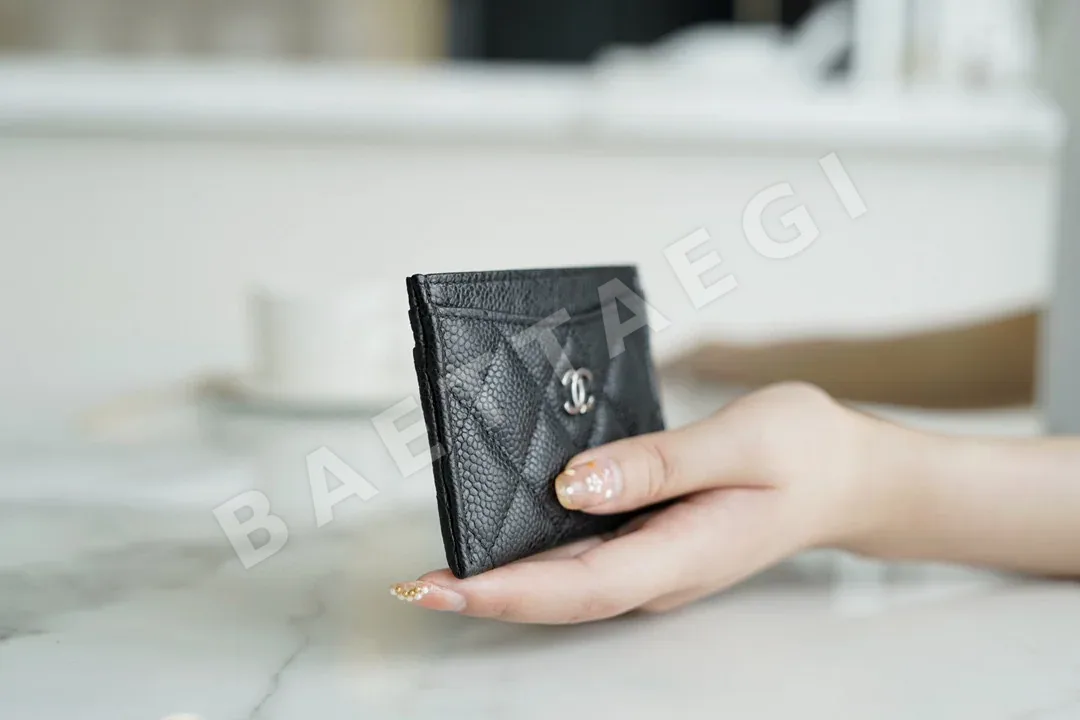 샤넬 캐비어 송아지가죽 카드 지갑 상세 이미지 3