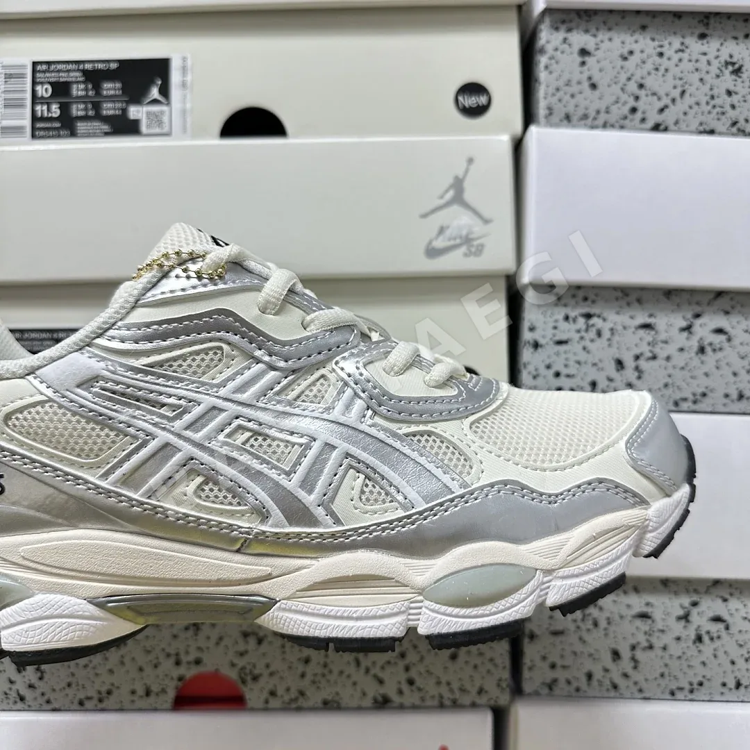 아식스 [WZ] 젤 NYC 1203A805-101 200380 Asics Gel-NYC Cream Pure Silver 상세 이미지 10