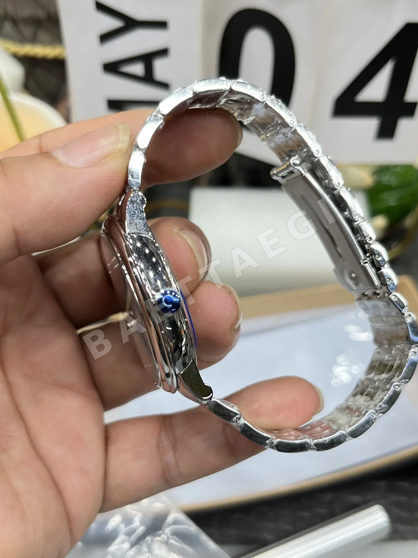 오메가 드빌 프레스티지 남성 자동 시계 상세 이미지 6