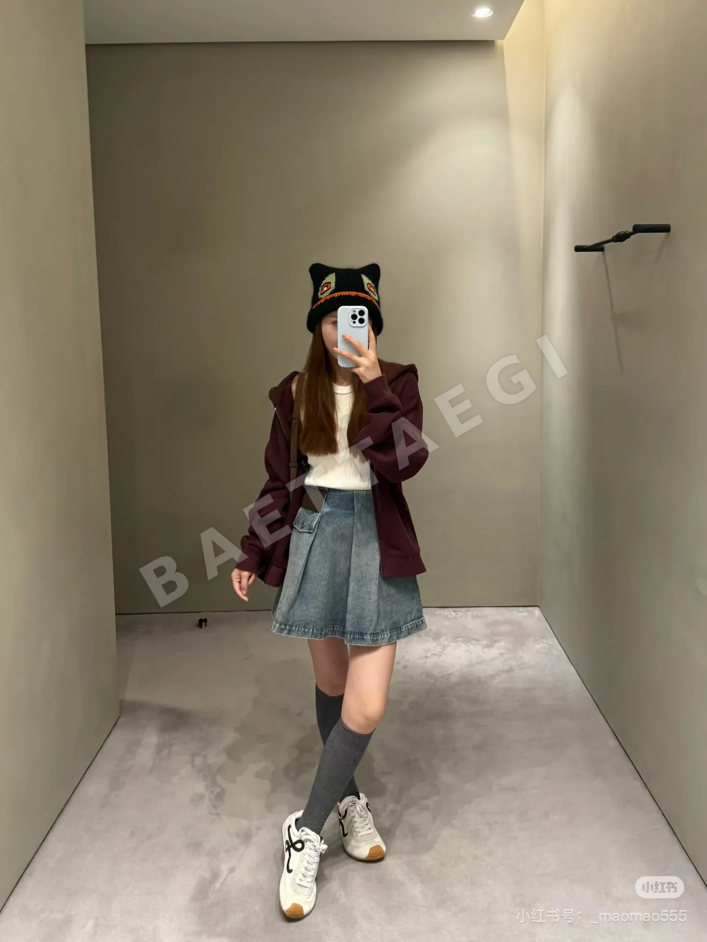 로에베 여성 스커트 상세 이미지 5