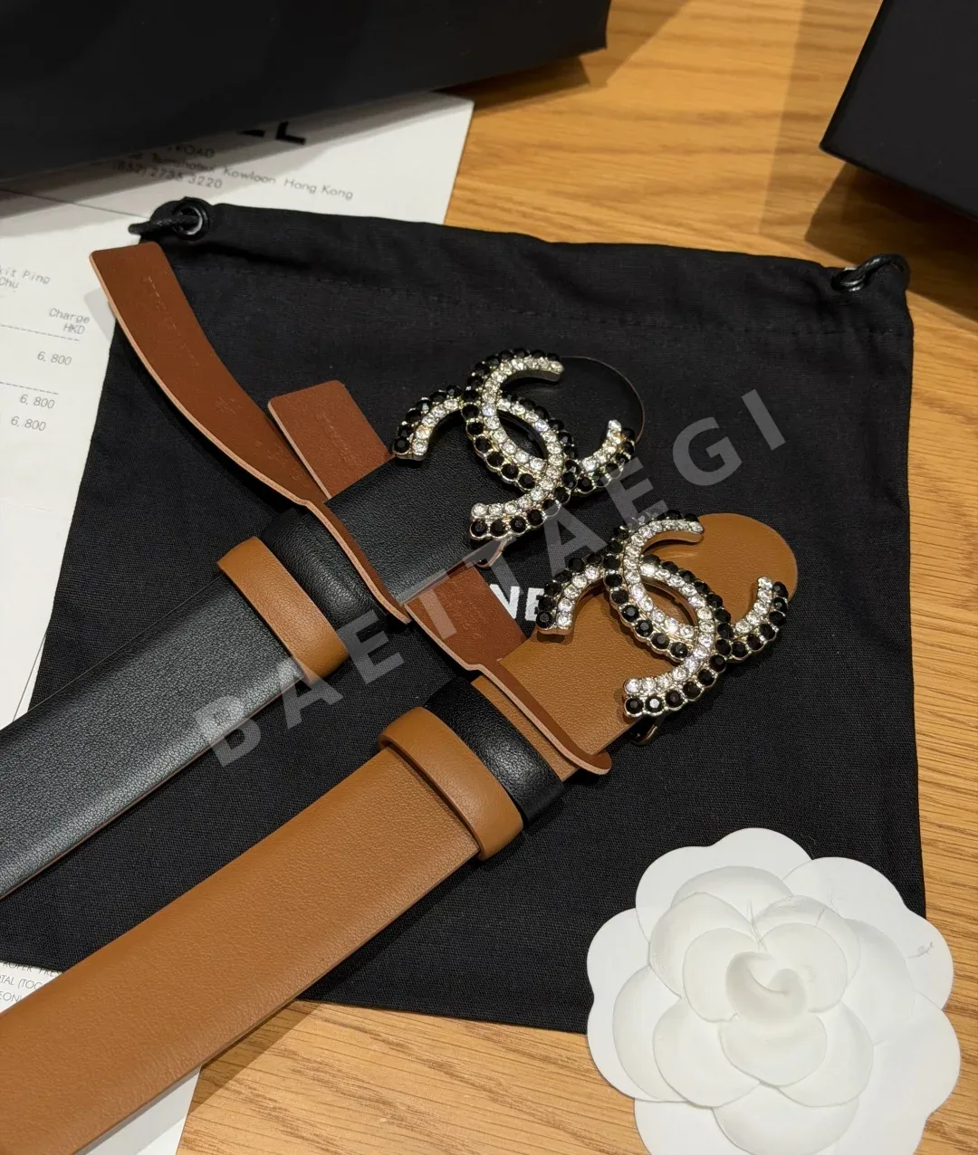 샤넬 리버시블 카프스킨 벨트 상세 이미지 2