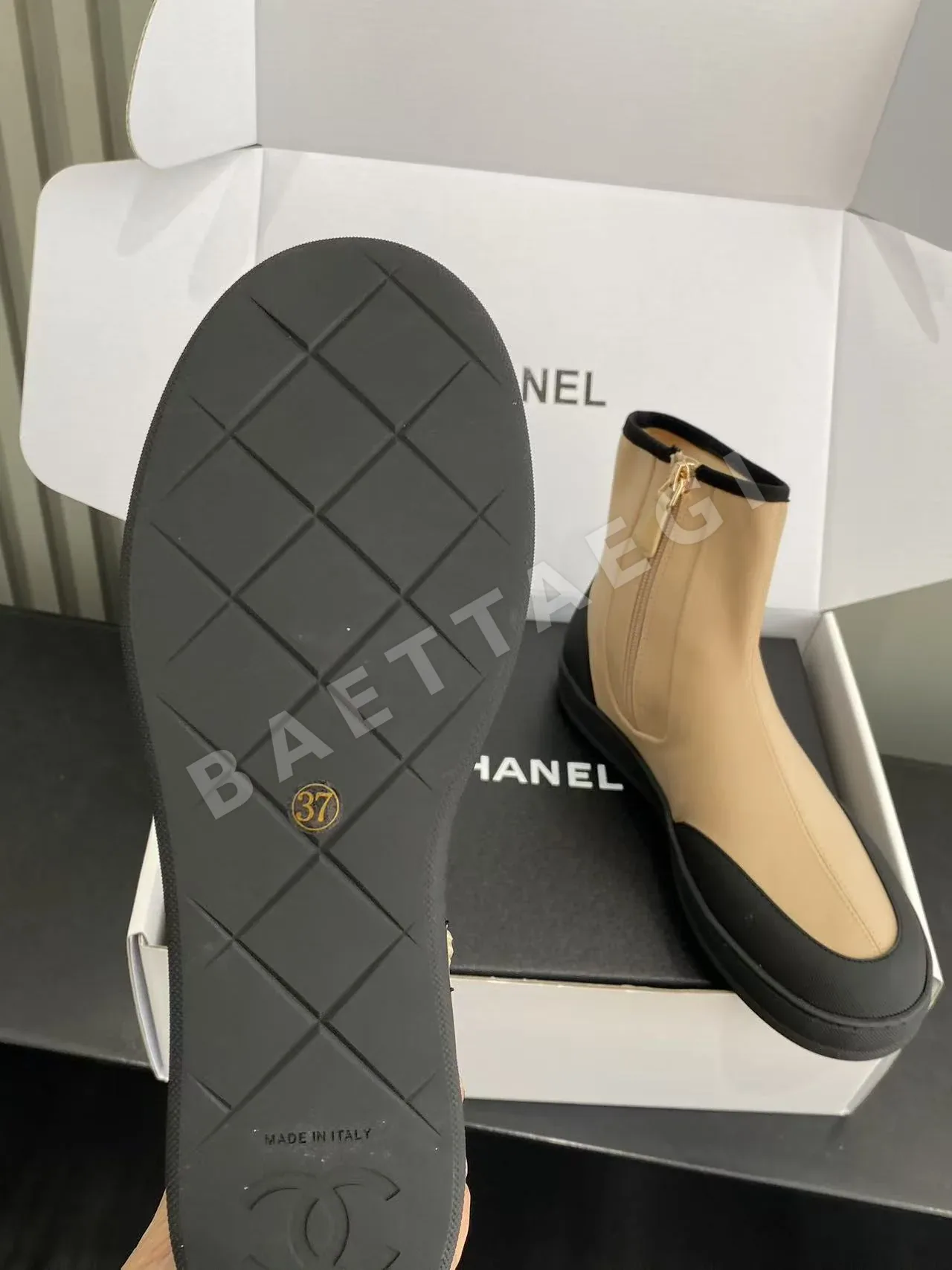 샤넬 더블 C 엘라스틱 앵클 부츠 상세 이미지 9