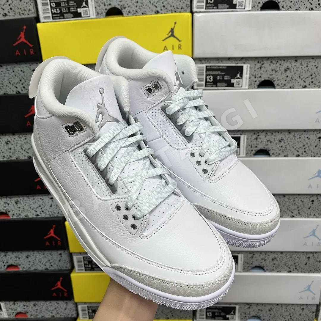 나이키 [GX] 조던 3 레트로 화이트 CT8532-111 201347 Nike Jordan 3 Retro Pure Money 상세 이미지 3