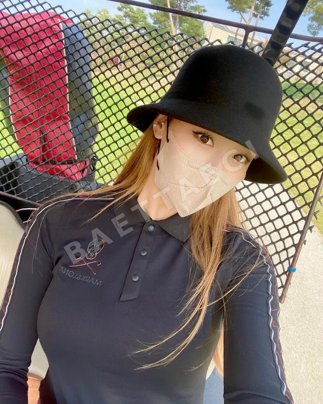 마크앤로나 여성 긴팔 골프 티셔츠 상세 이미지 2