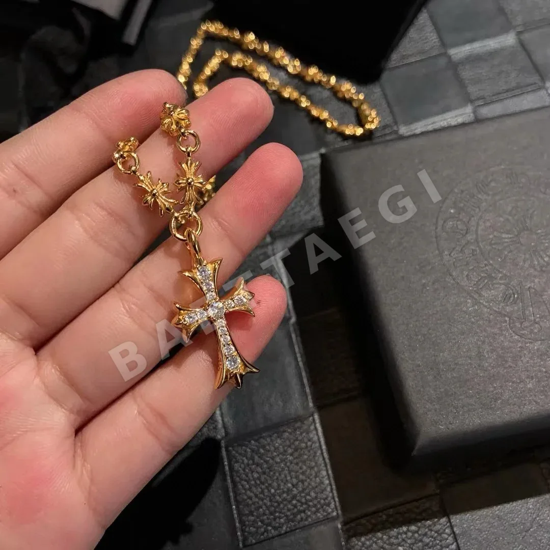 크롬하츠 골드 장식 목걸이 상세 이미지 6