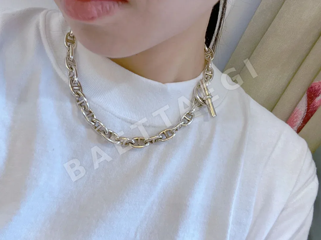 에르메스 돼지코 체인 목걸이 상세 이미지 8