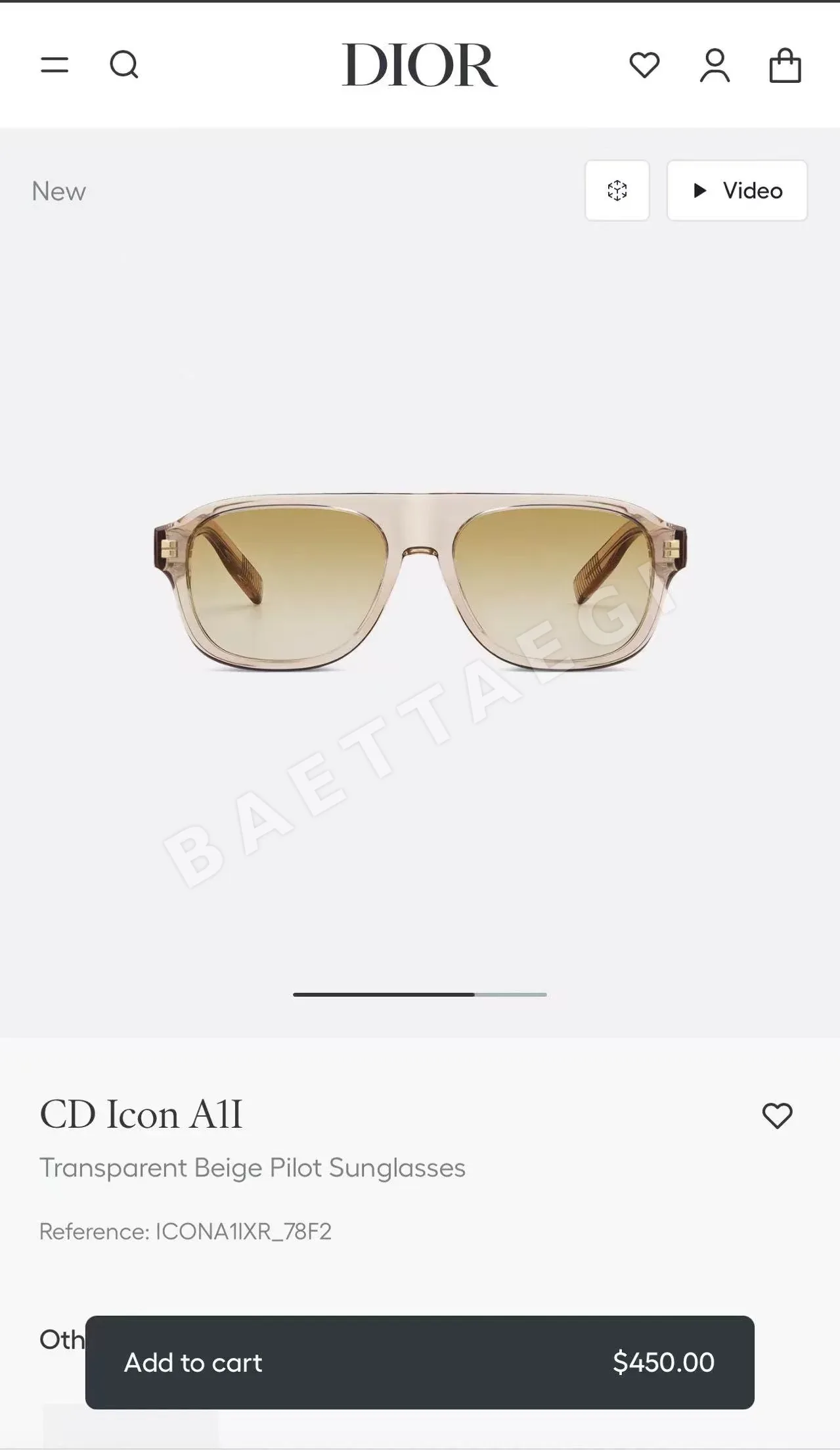 디올 선글라스 72649 Dior Sunglasses 상세 이미지 7