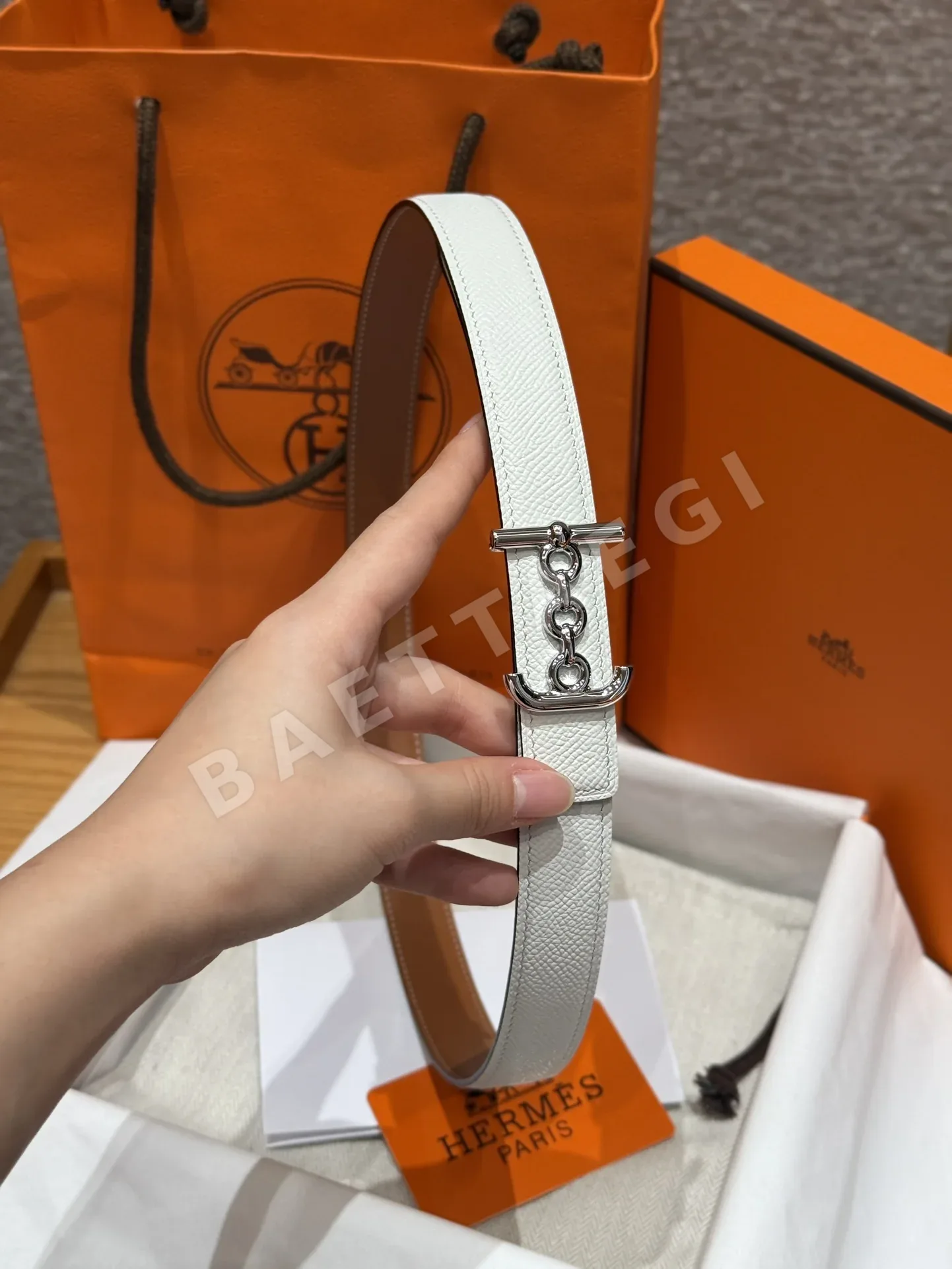 에르메스 H 버클 스위프트 양면 가죽 벨트 175298
