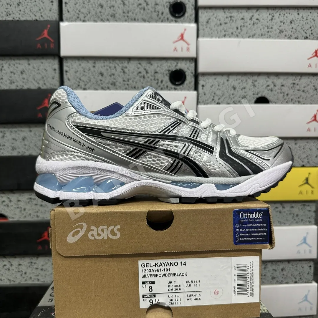 아식스 [LZ] 젤 카야노 14 1203A961-101 200600 Asics Gel-Kayano 14 JJJJound White Blue