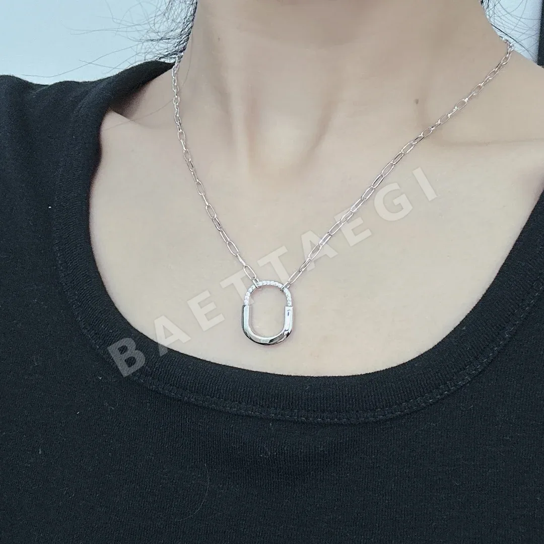 티파니 락 미디엄 패드락 목걸이 70777