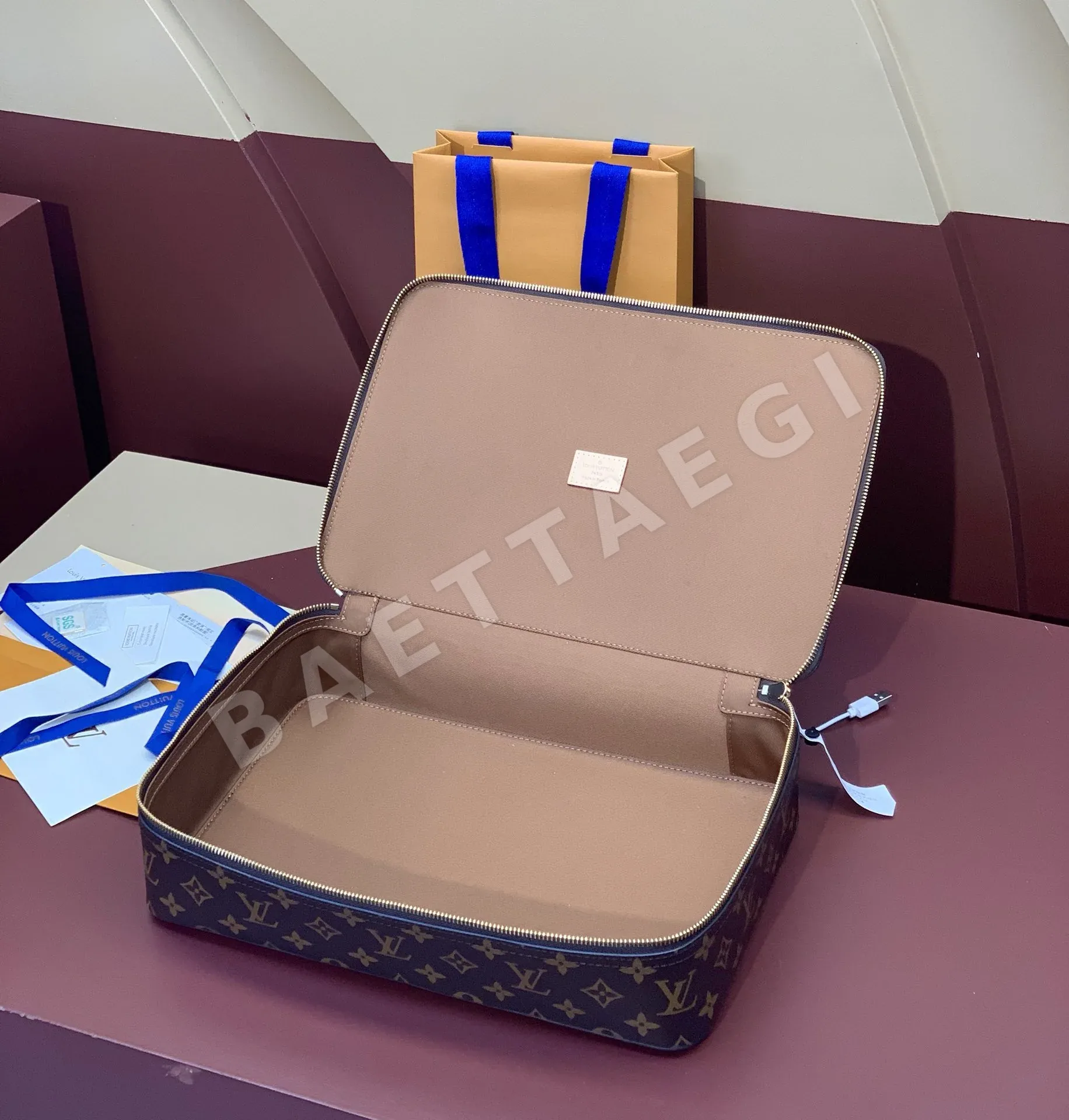 루이비통 모노그램 캔버스 패킹 큐브 파우치 M43690 상세 이미지 3