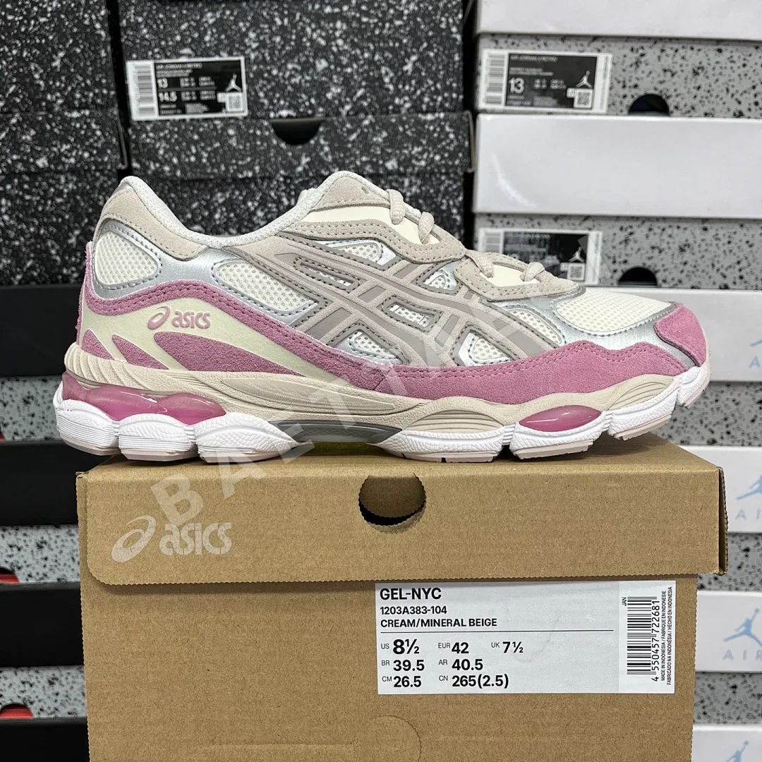 아식스 [ZC] 젤 NYC 1203A383-104 200330 Asics Gel-NYC Cream Mineral Beige Pink