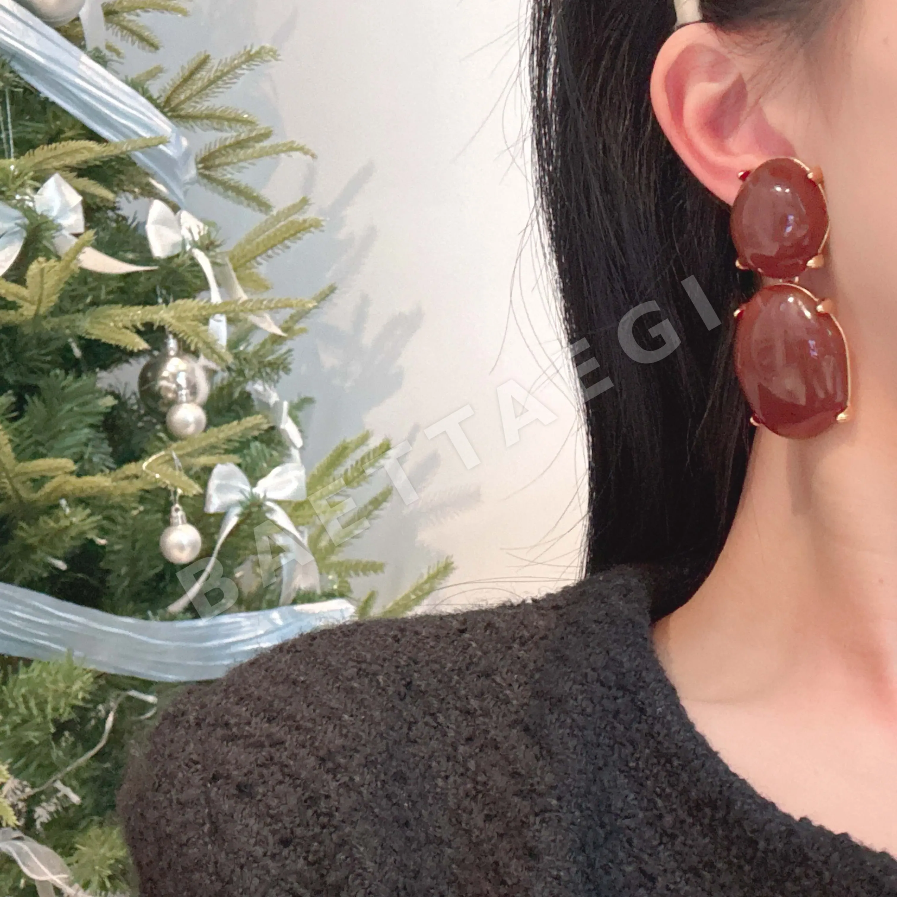 생로랑 심플 디자인 귀걸이 65631
