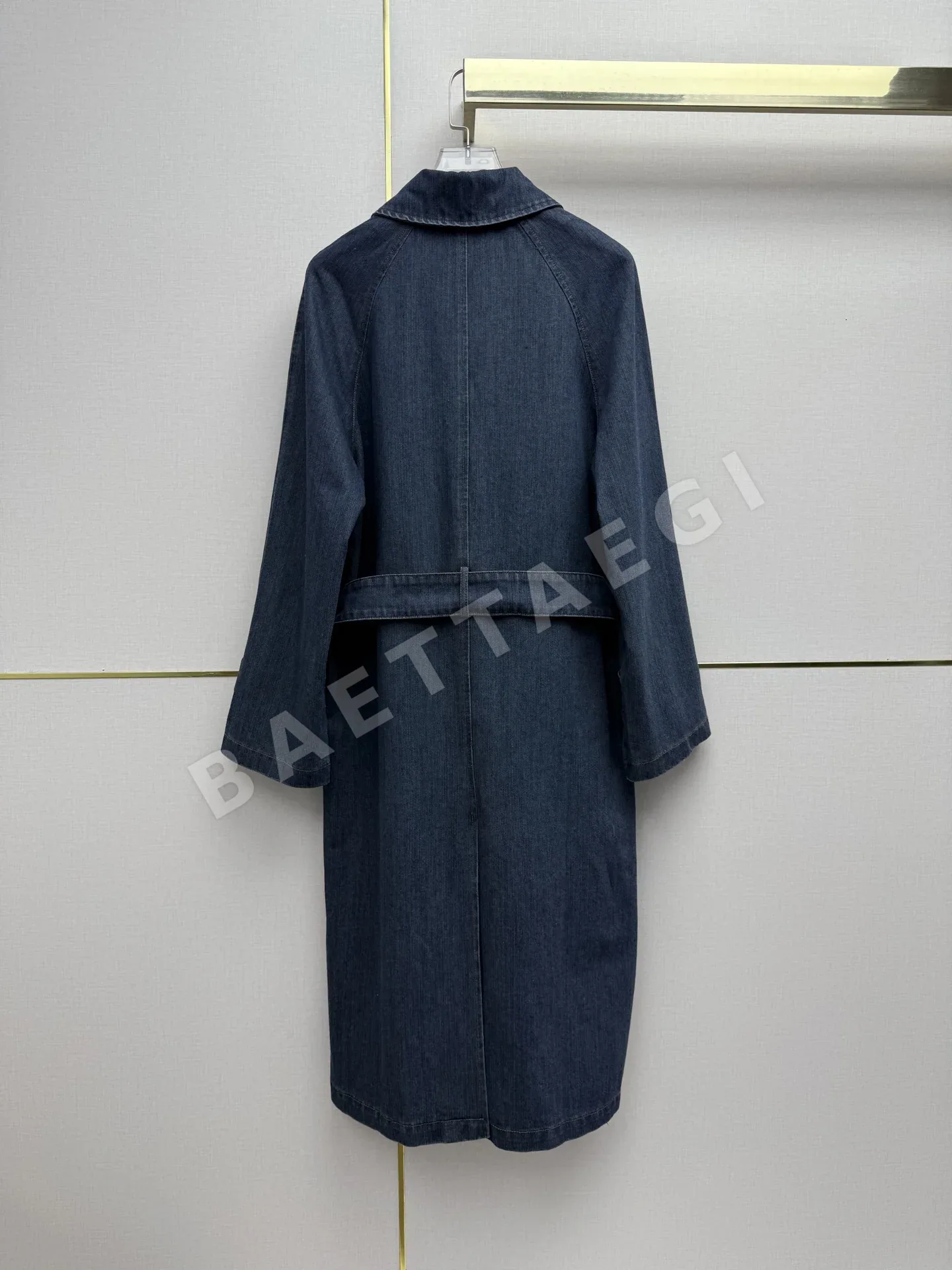 샤넬 데님 트렌치코트 롱 자켓 상세 이미지 7