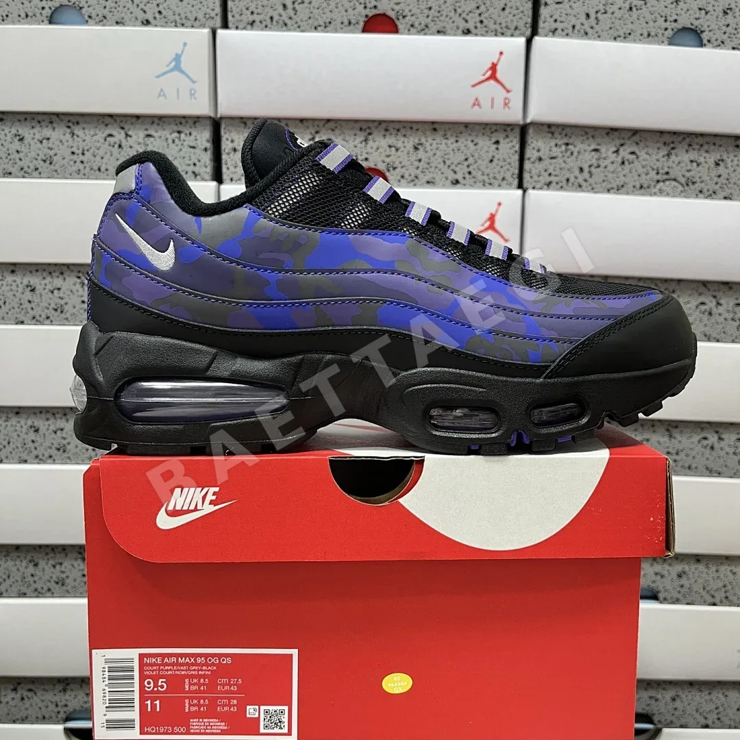 나이키 [GX] 에어 맥스 95 코트 HQ1973-500 201234 Nike Air Max 95 Court Purple Wild Grape
