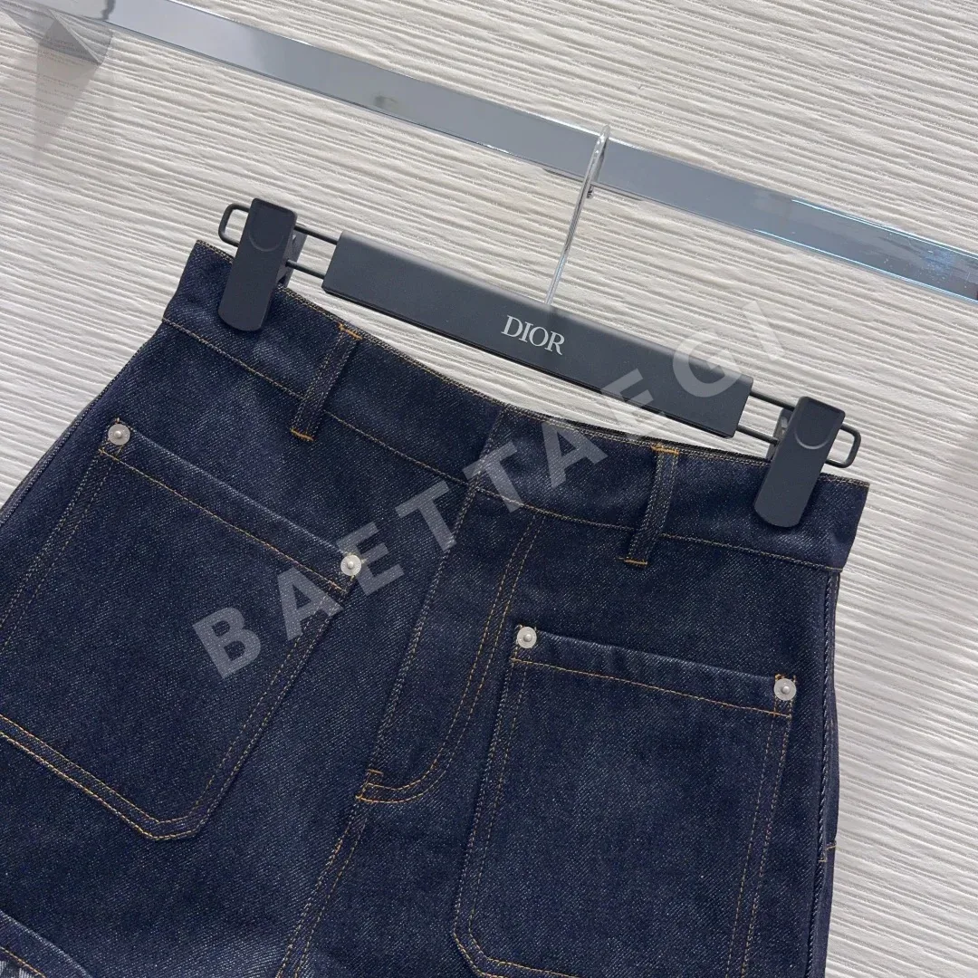 디올 여성 데님 바지 상세 이미지 2