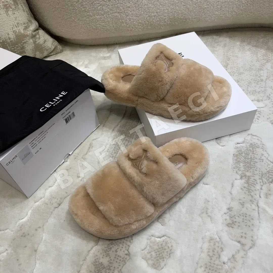 셀린느 울 퍼 슬리퍼 상세 이미지 8