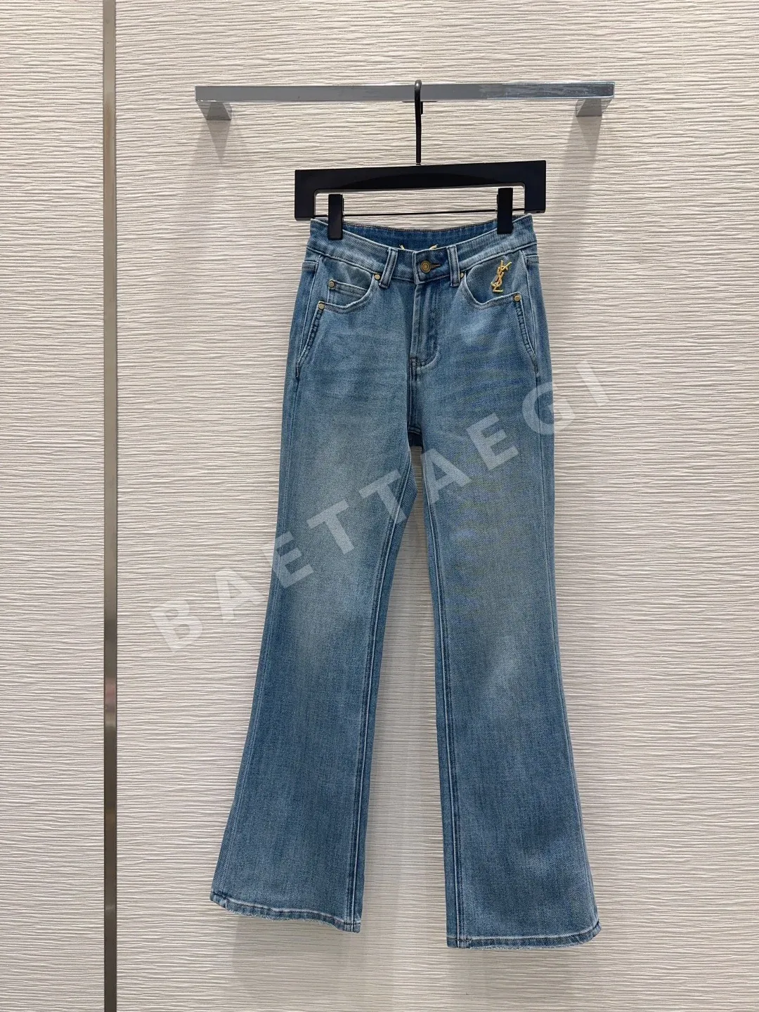 생로랑 3D 테일러드 핏 여성 바지 상세 이미지 3