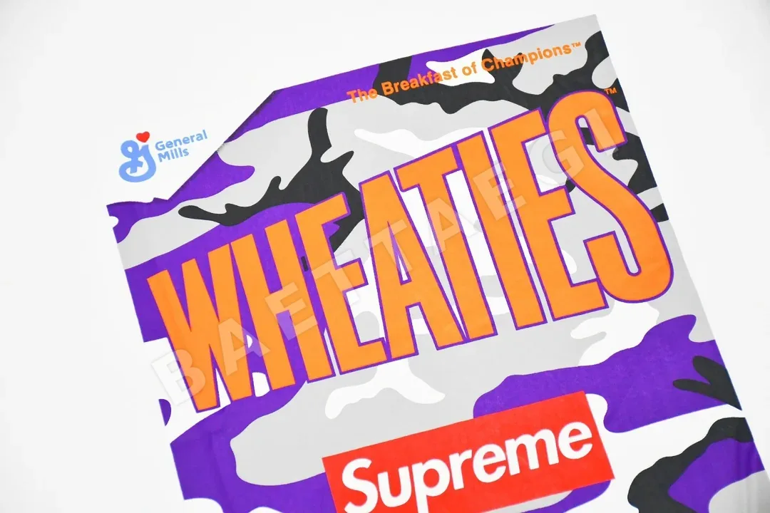 슈프림 Wheaties 시리얼 프린트 반팔 티셔츠 상세 이미지 3