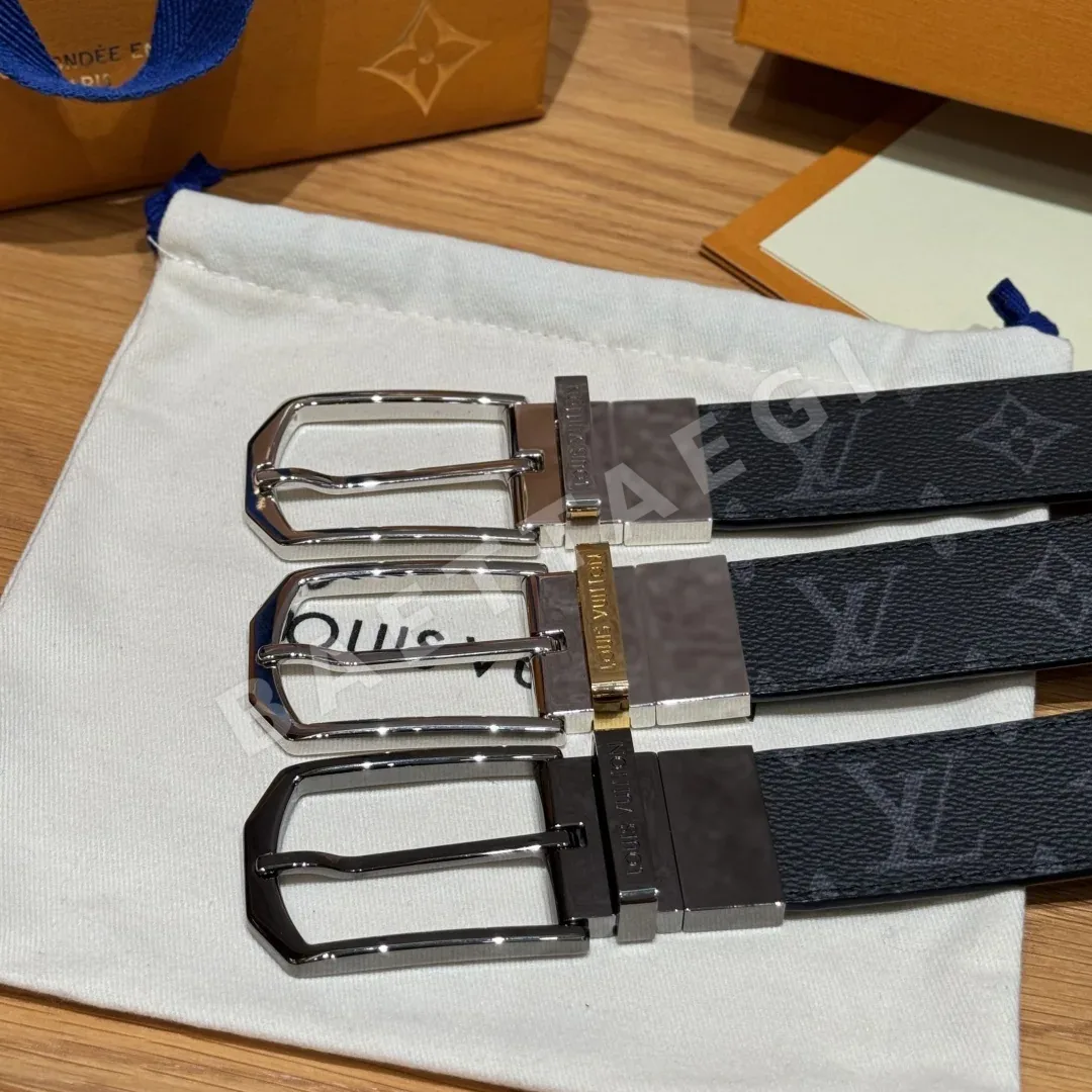 루이비통 모노그램 코팅 캔버스 리버시블 벨트 상세 이미지 3