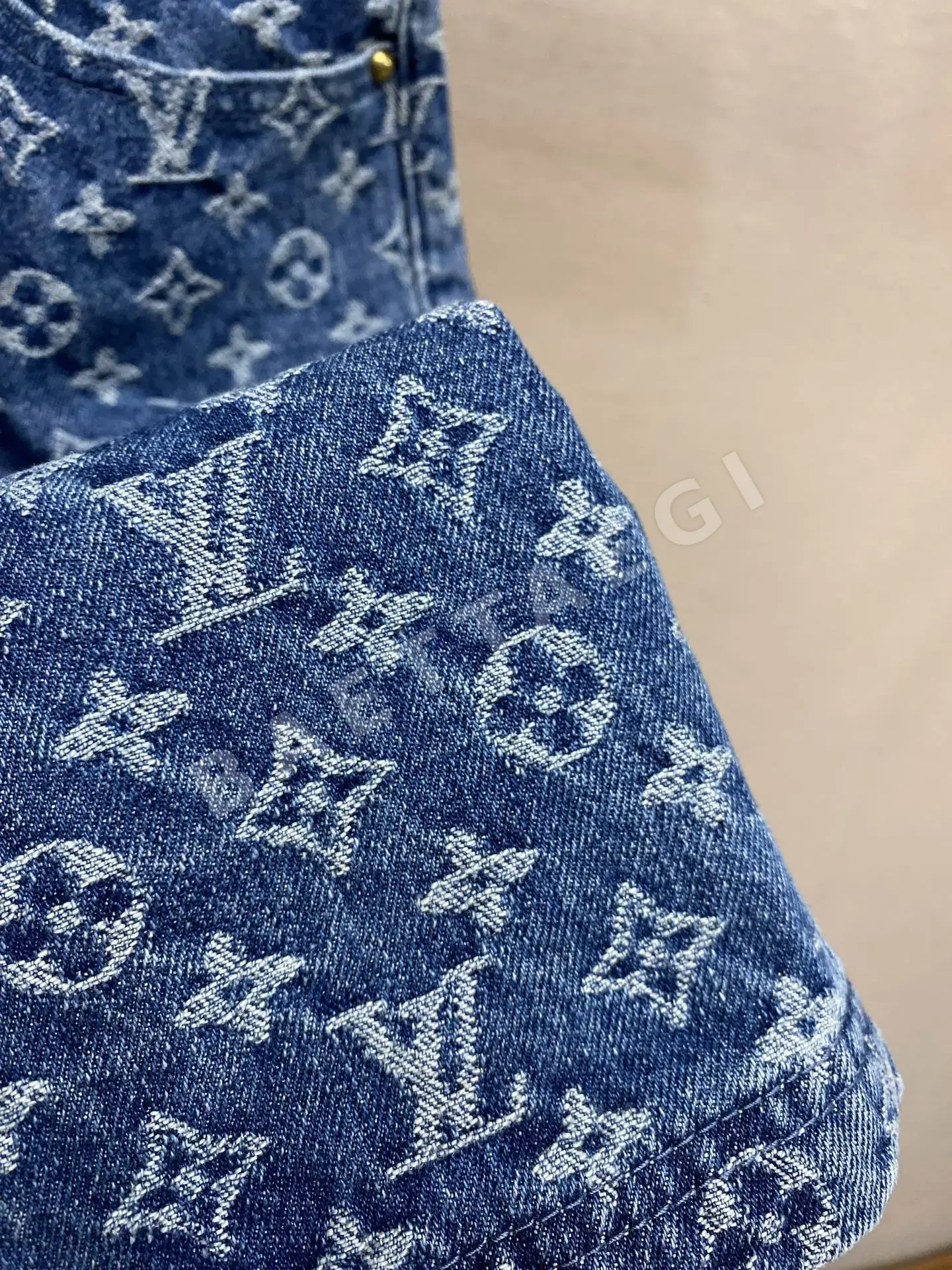 루이비통 모노그램 데님 반바지 상세 이미지 7