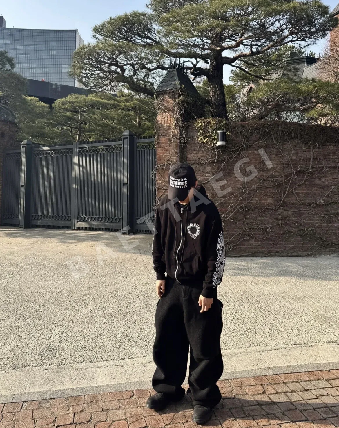 크롬하츠 블랙암 호스슈 클래식 집업 후드 재킷 119366