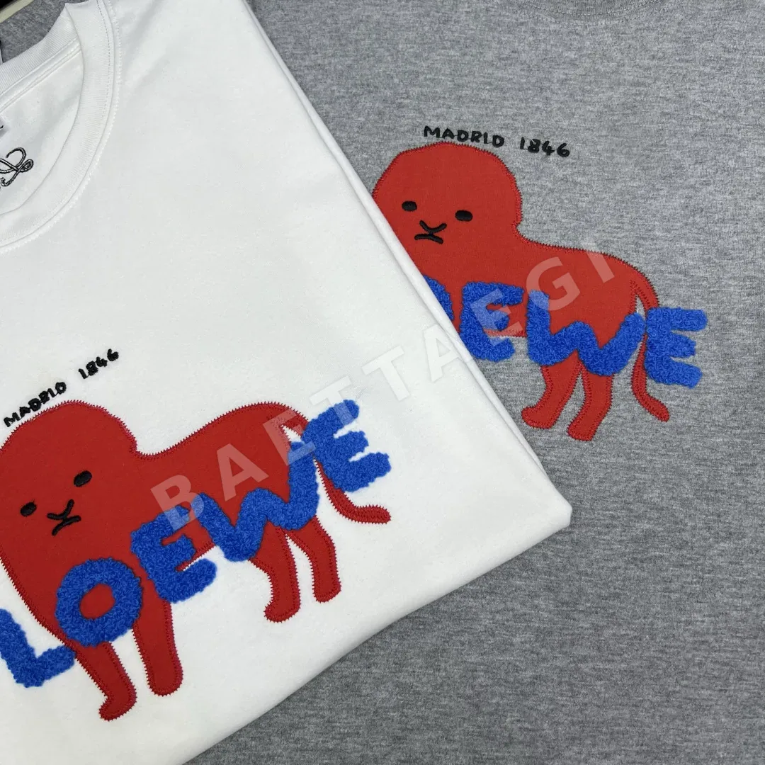 로에베 여성 크루넥 반팔 티셔츠 상세 이미지 2