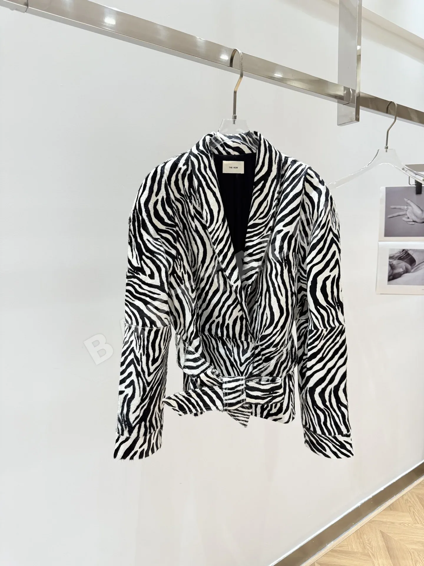 더로우 린넨 라펠 자켓 164620