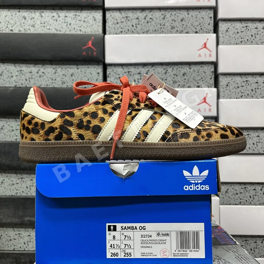 아디다스 [GOD] 삼바 OG JI2734 200849 Adidas Samba OG Preloved Red Leopard